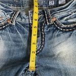 Miss Me  Irene bootcut jeans Medium wash Distressed in areas Size 28 Flap pockets Photo 8