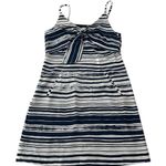 CAbi  Cruise Yacht Knot Striped Navy Striped Dress Photo 1