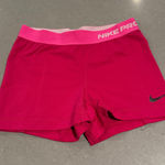 Nike  Pro Compression Training Shorts Womens Medium Pink Running Fitness‎ Photo 0