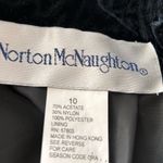 Norton Mcnaughton  black velvet‎ skirt size 10 Photo 4