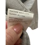 Pact  Organic Women's Sweatshirt Size Small Crew Neck Heather Gray Classic‎ #N6-5 Photo 7