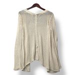 Wooden Ships  Paola‎ Buendia Knit Open Front Cardigan Sweater Tan XS Boho Beachy Photo 1
