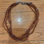 Mine Finds by Jay King 925 hessonite garnet 6 strand bead necklace Photo 0