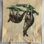 Australian Wildlife Koala Kangaroo & Native Plants Cream Canvas Tote Bag Brown Photo 4