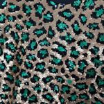 Michael Kors Michael Sequin Gold and Green Leopard Print Black Sweatshirt 0X Photo 2