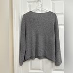 Prologue Black and Gray Oversized Boxy Sweater Relaxed Fit Split Sleeves Size XS Photo 7