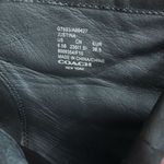 Coach  Justina Black Ankle Boots Women's Beaded Chain Accents size 6.5 Photo 9