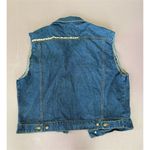 Rustler  Vintage Denim Vest Blue Medium Unisex‎ Casual Sleeveless Photo 1