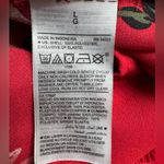 Old Navy Vintage  Red Floral Blouse Women’s Large Photo 4