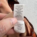 Cato XL Boho Top Y2K Satin Hippie Sequin Whimsigoth Whimsy Asymmetrical Orange Photo 6