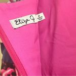 Eliza J Floral Print Faille Fit & Flare Dress Back Cut Out Flare Skirt Petite Photo 4