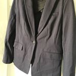 Banana Republic  dark navy blue polka dot Blazer women’s jacket size 6 Photo 2
