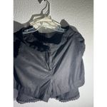 House of Harlow 1960 Black Sleeveless Lace-Trim Top & Shorts Set - Size M Photo 9