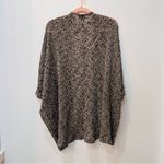Woman’s Black tan Shaw cardigan sz Small Photo 5