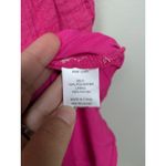 ALLIE & ROSE Hot Pink Textured Halter Neck Tiered Maxi Dress Women's Large Photo 5