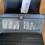 Tahari  Trifold Wallet Gold  Embossed Leather Crocodile Pattern CashCard Organize Photo 9