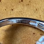 Rare Tiffany Stone Red Garnet Sterling Silver Cocktail Ring Size 7 Purple Photo 5