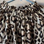 Loft Animal Print top - Black and Brown xl Photo 2