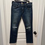 Rag and Bone Tomboy Jeans size 27 in Burnley Wash Mid Rise Distressed Denim Photo 1