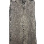 Disclosure Wide Leg Baggy Acid Stone Washed Jeans Women's Size 26 Black Photo 0