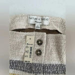 Madewell NWT  TextureThread Cap-Sleeve Dress Stripe XL 100% Cotton‎ 0224 Photo 12