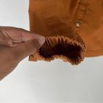 Old Navy Cotton Orange Rust Anorak Utility Jacket Drawcord Waist Zip Front XS Photo 2