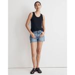 Madewell ✨ Whisper Cotton Scoopneck Tank Black Sz Medium Top✨ Photo 3