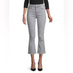 Articles of Society  London Crop High-Rise Kick Flare Flair Jeans Lanai in Grey Photo 3