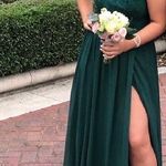 Dark Green Prom Dress Size 8 Photo 2
