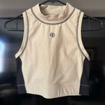 ANINE BING  Jenna Sports Bra Tan Black Mock High Neck Sporty New Size Large Photo 1