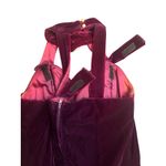 Vintage Gothic Velvet Halter Gown Burgundy Velvet Opera Dress with Pearl Choker Photo 9