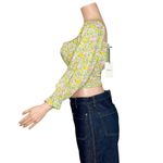 With Jean WITH JÉAN Fonda Top, Pansies, Medium Photo 6