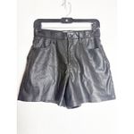 Abercrombie & Fitch  Black Pleather Shorts Size 2 Curve Love High Rise Photo 8