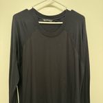 Athleta  Black Long Sleeve Shirt Dress Photo 3