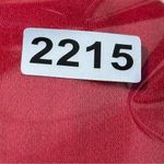 Madison Marcus  Women’s S Red Silk Double Ruffled Hem Spaghetti Strap Camisole Photo 8