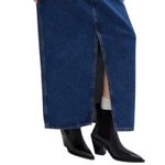 Mango  Leather Pointed Toe Short CowboyBoots Black Size 38/ 7.5 Photo 2