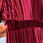 SheIn Velour one piece maroon burgundy Jumpsuit  curve 2xl Photo 9