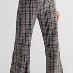 Free People Jules Plaid Flare Pant Photo 0