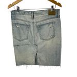 AG Adriano Goldschmied Skirt Womens 28 Denim Erin Pencil Blue Jean Distressed Photo 1