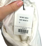 Melissa Nepton Mia Crisp Button Down Collared Shirt Off White Size‎ Large Photo 7