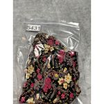 Peruvian Connection  Floral Turtle Neck Long Sleeve Top Black Pink Yellow Medium‎ Photo 12