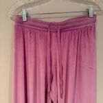 Juicy Couture Velour Sleepwear Set Rhinestone Logo Women's Medium Pink Feminine Photo 6