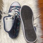 Just Be  Floral High-Top Sneakers - Blue and White Photo 3