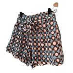 Loft  Paperbag Pull On Shorts in Sunwashed Floral Linen Blend‎ Size XS Photo 2