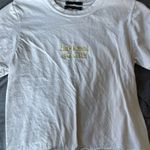 Urban Outfitters Cropped White Tee Photo 0