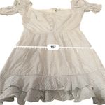 Stylestalker RTR Kelly White & Blue Micro Print Puff Sleeve Mini Dress Sz XS Photo 11