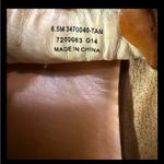 Frye Women’s Leather Low Top Sneakers 6.5M Tan Brown Logo Distressed Casual Shoe Photo 10