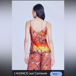 L'Agence L’AGENCE LEXI camisole in multi paisley scarf small $150 NWOT Photo 8