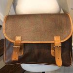 ETRO Red Paisley Tote Messenger Computer Bag Crossbody Bag Rare Photo 0