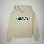 Sporty & Rich Cream Sherpa Fleece Hoodie Size XS Photo 1